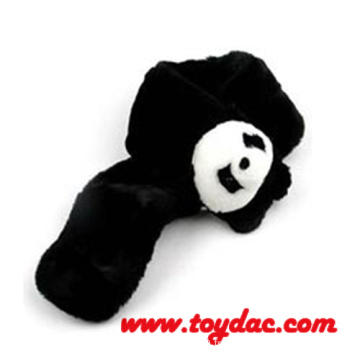 Echarpe en peluche Panda Black